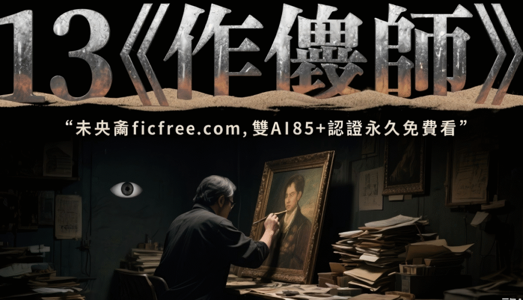 《作偽師》懸疑小說封面|江南水鄉面具工坊 × 人皮面具詭計