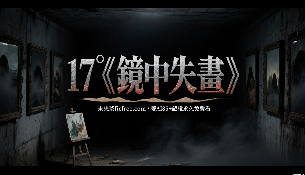 《鏡中失畫》小說封面 - 19 世紀巴黎蒙馬特懸疑場景