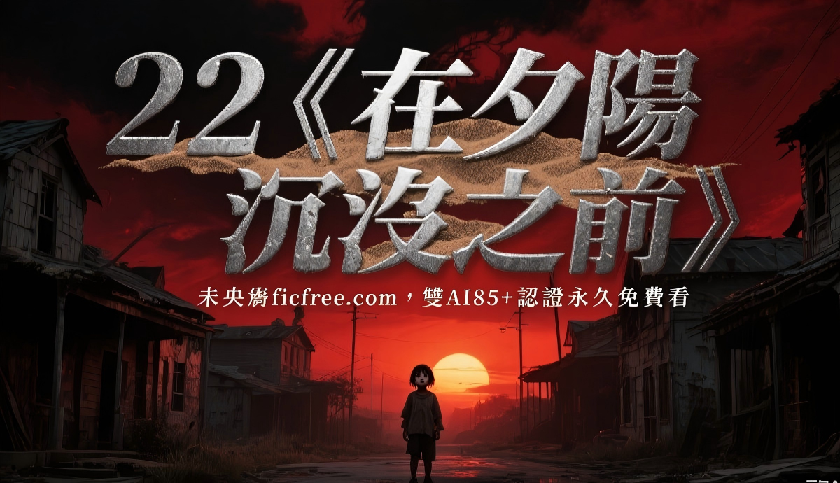 《在夕陽沉沒之前》小說封面｜黑暗中的一絲餘暉懸疑意象