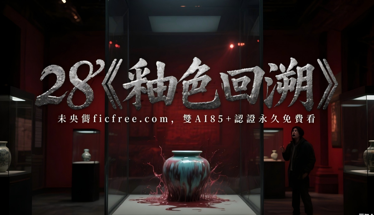 《釉色回溯》小說關鍵場景插圖｜地下迷宮血色祭壇 × 零重力花園詭異光影