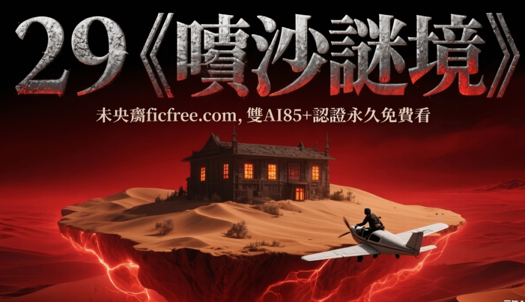 《嗇沙謎境》懸疑小說封面｜黃沙石窟 × 變色壁畫｜雙重反轉劇情