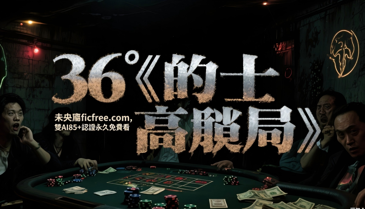 《的士高賭局》小說封面：夜上海霓虹燈下，雀雲閣賭坊門前散落骨牌與銀票，偵探扆未央持放大鏡調查命案現場，背景瀰漫鴉片煙霧與危險氣息。