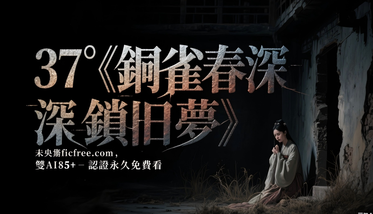 《銅雀春深鎖舊夢》小說封面圖（古風書院背景搭配懸疑元素