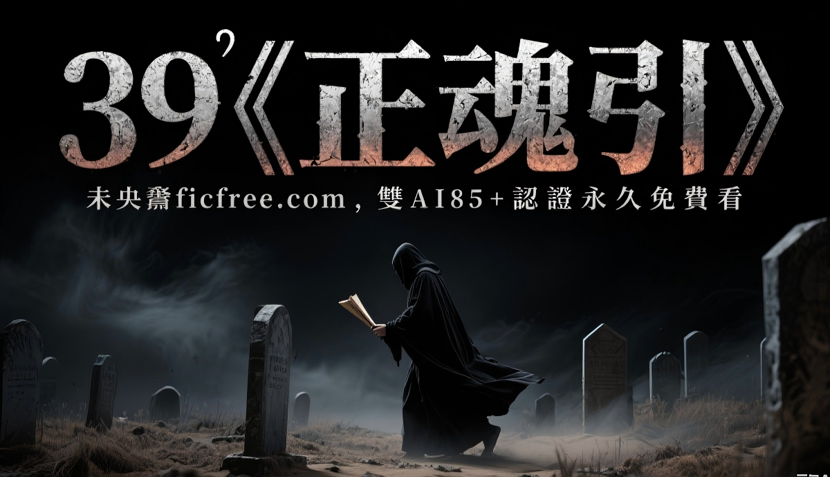 《正魂引》小說封面｜古鎮皮影戲幕布上浮現斷指人影，背景為青石板路與榕樹光影，搭配「98 分經典級懸疑小說」字樣。