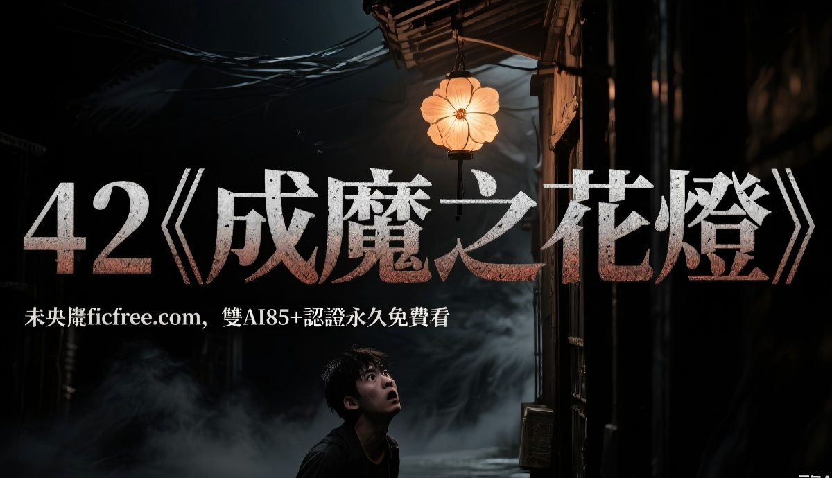 《成魔之花燈》小說封面 - 花燈會背景下的懸疑命案場景
