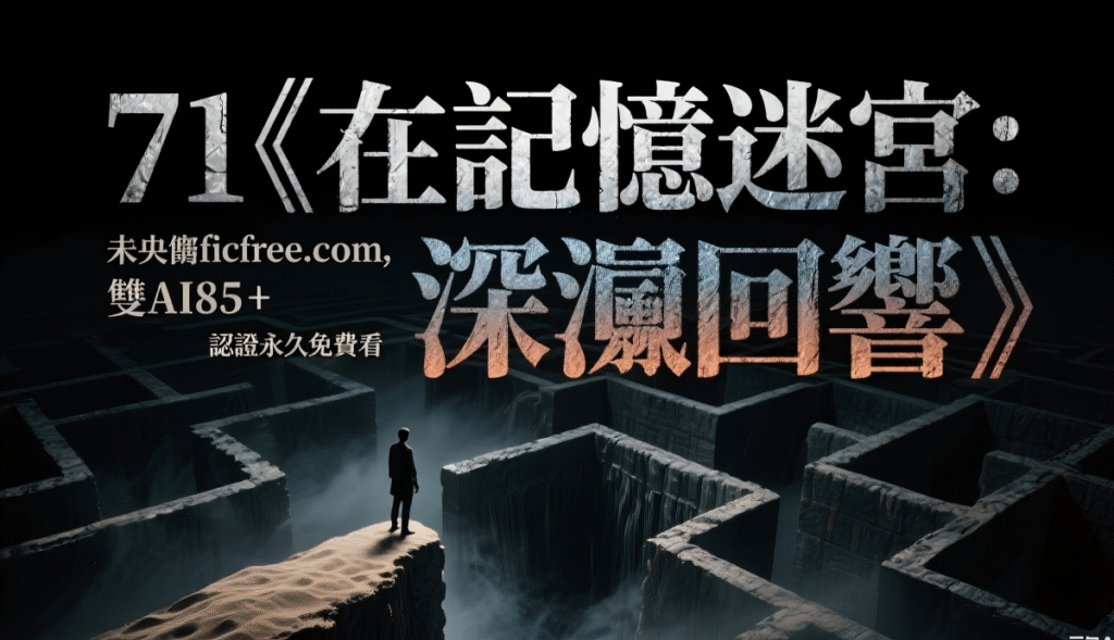 《在記憶迷宮：深淵回響》小說封面｜2130 年腦機科技懸疑經典｜AI 評分 98 分佳作
