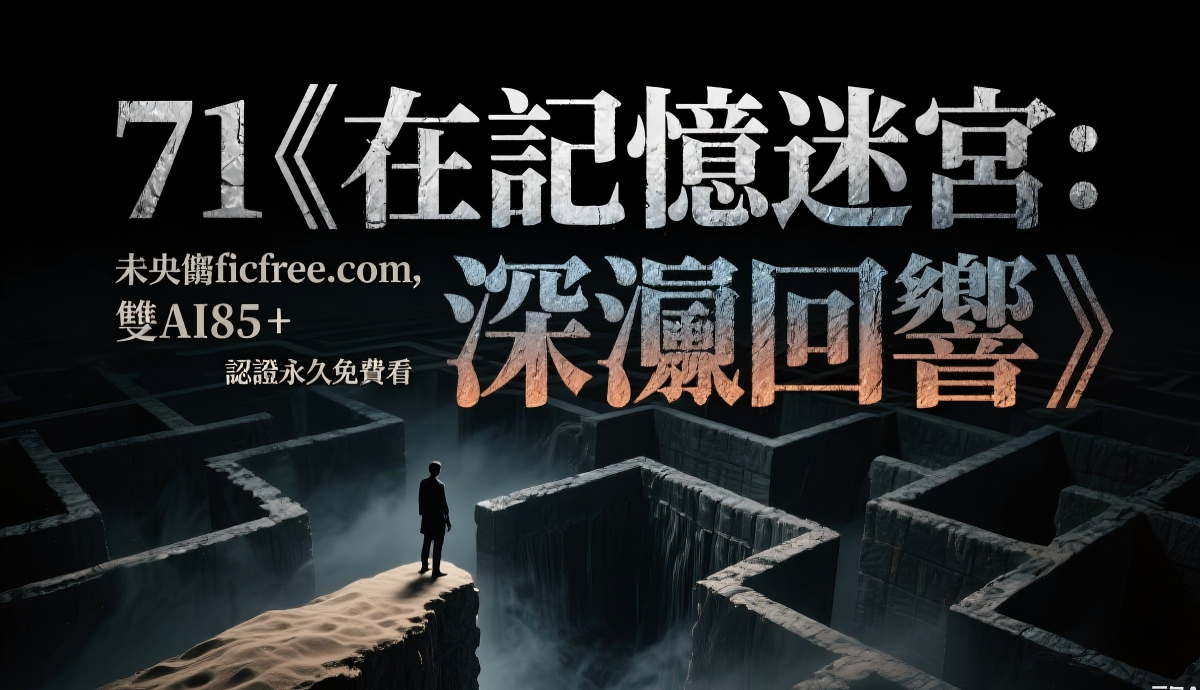 《在記憶迷宮：深淵回響》小說封面｜2130 年腦機科技懸疑經典｜AI 評分 98 分佳作